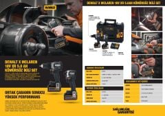 Dewalt McLaren DCK200MP2T Kömürsüz Kombo Kit 2 Li Set 18V 2 x 5.0AH