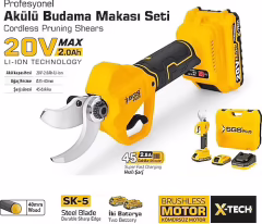 Sgs 5555 Akülü Budama Makası 40mm 20v 2ah