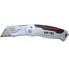 VIP-TEC VT875157 Profesyonel Katlanır Metal Maket Bıçağı (10'lu)