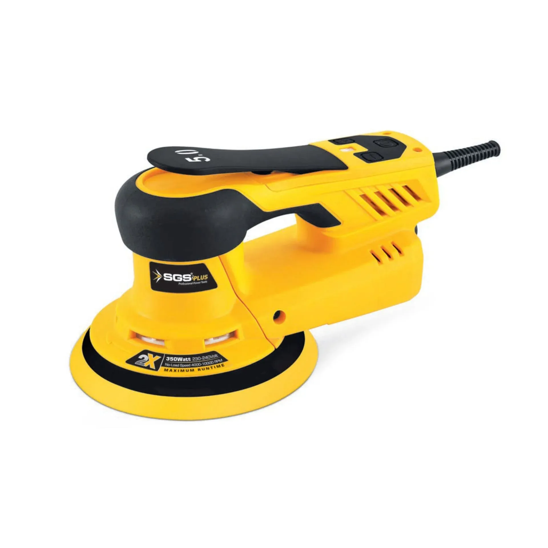 SGS 5253 Profesyonel Eksantrik Orbital Zımpara Makinası 350 Watt - Kömürsüz Motor