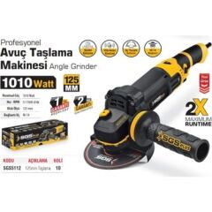 Sgs 5112 Avuç Taşlama Makinesi 125 mm 1010 Watt