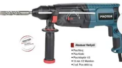 Proter PH 850 K Pnömatik Kırıcı Delici SDS Plus 800W
