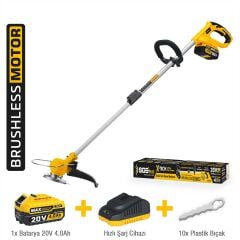 Sgs 5340 Akülü Çim Kesme Tırpan 20v 4.0ah